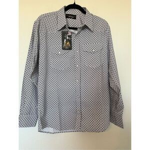 NWT American West Button Up Western Shirt